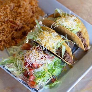 Caowboy Mexican Restaurant Two Tacos and a Side